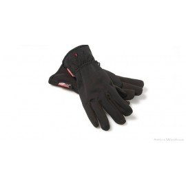 Man Softshell Gloves Nero Uomo