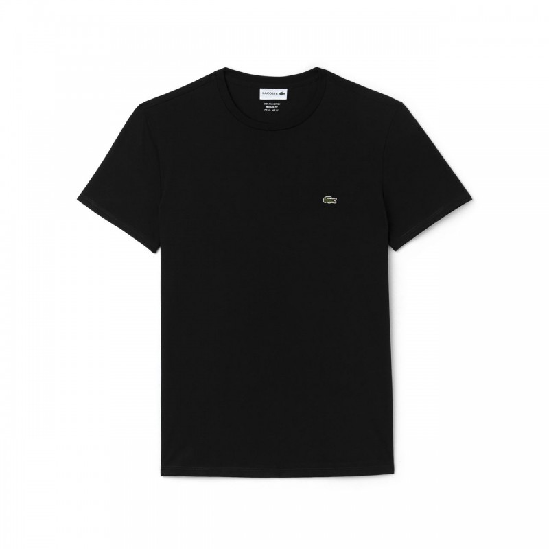 Lacoste T-Shirt M/M Girocollo Noir Nera Uomo - Giuglar