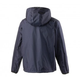 Cmp Boy Fix Hood Rain Jacket K-Way Blu Junior - Giuglar Shop