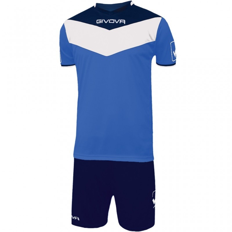 Kit Campo Completo Calcio Blu/Azzurro Uomo