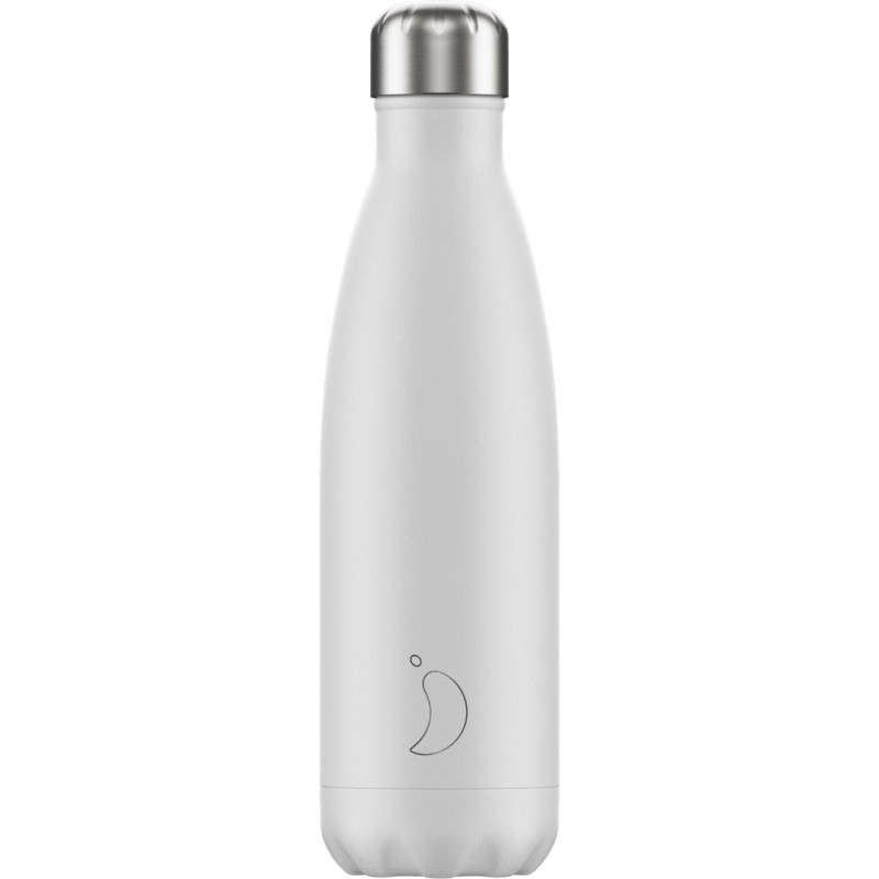 Bottiglia 500Ml Monochrome White - Giuglar Shop