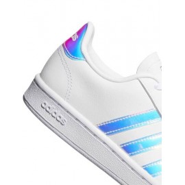 Adidas Grand Court Bianco/Multicolore Iridescente Donna - Giuglar Shop