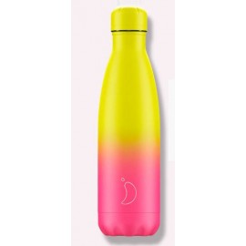 Chillys Bottiglia 500Ml Gradient Neon Yellow/Pink Sfumata - Giuglar Shop
