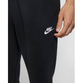 Nike M Nsw Club Jggr Pantalone Felpato Polsino Nero Uomo - Giuglar Shop