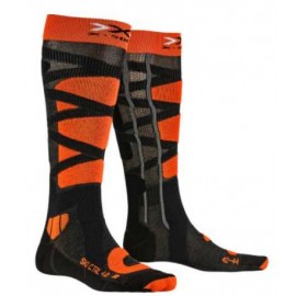 X-bionic X-Socks Ski Control 4.0 Antracite Mel/Arancio Uomo - Giuglar Shop