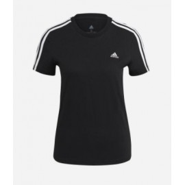 Adidas W 3S T-Shirt M/M Nera 3S Bianche Donna - Giuglar
