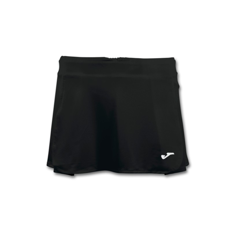 Joma Open Ii Black Tennis Skirt Donna - Giuglar Shop