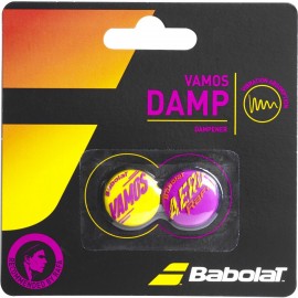 Babolat Vamos Damp X2 Yellow/Purple Coppia Antivibranti - Giuglar Shop