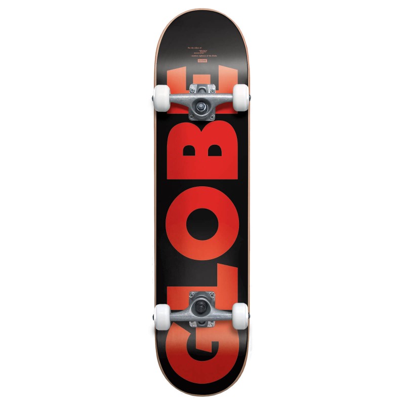 Globe G0 Fubar Black/Red Skateboard Nero Logo Rosso - Giuglar Shop