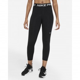 W Np 365 Tight Crop Leggings 7/8 Lycra Nike Pro Nero Donna - Giuglar
