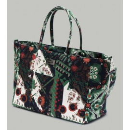 Effek Printed Handbag Borsa Spiaggia Fant Verde - Giuglar Shop