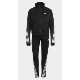 Adidas W Teamsport Ts Blkk/Carbon Tuta Triacetato Nera 3S Bianche Donna - Giuglar Shop