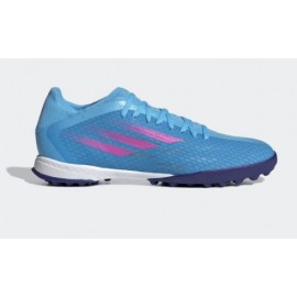 Adidas X Speedflow.3 Tf Skyrus/Tmshpn/Ftwwht Azzurra/Rosa Uomo - Giuglar Shop
