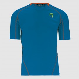 Karpos Swift Jersey T-Shirt M/M Bluette Impunture Arancio Uomo - Giuglar Shop