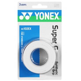 Yonex Ac 102Ex Super Grap Overgrip Bianco 3Pz - Giuglar Shop