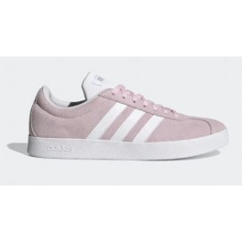 Adidas Vl Court 2.0 Pink 3S White Scamosciata Donna - Giuglar Shop