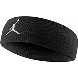 Nike Option Access Jordan Jumpman Headband Black/White Fascetta Spugna - Giuglar