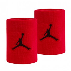 Nike Option Access Jordan Jumpman Wristbands Gym Red/Black Coppia Polsini Spugna - Giuglar