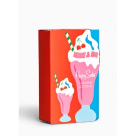 Happy Socks 2 Pack Mini & Me Milkshake Socks Gift Set - Giuglar Shop