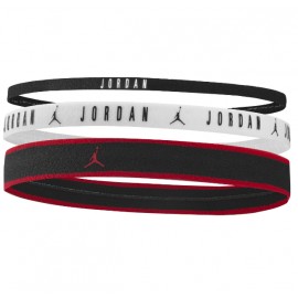 Nike Option Access Jordan Mw Headbands 3Pk Bk/Wh/Bk Fascette - Giuglar