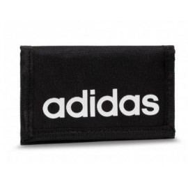Adidas Linear Wallet Black/White Portafogli Nero Scritta Bia - Giuglar