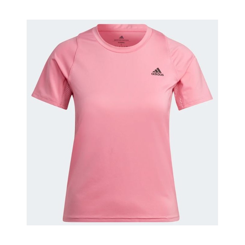 Adidas Rn Fast Pb Tee T-Shirt M/M Running Rosa Donna - Giuglar