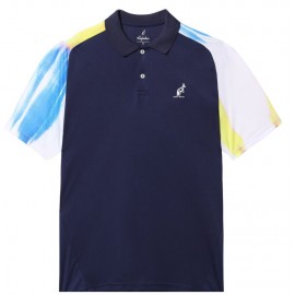 Australian Polo Player Tennis Blu Sfumature Multicolor Uomo - Giuglar Shop