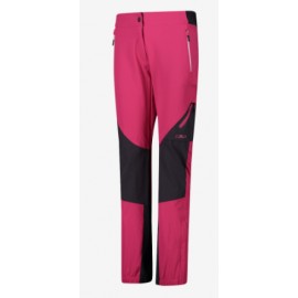 Cmp Pantalone Outdoor Stretch Fuxia/Antracite Donna - Giuglar Shop