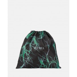 Phobia Black Bag With Lightblue Lightning Sacchetta - Giuglar Shop