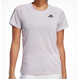 Adidas Club Tee Silver T-Shirt M/M Tennis Lilla Donna - Giuglar