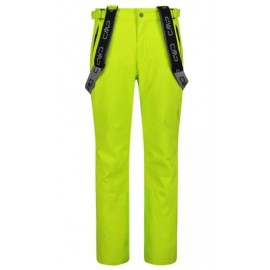 Cmp Pantalone Sci Con Bretelle Stretch Verde Lime Uomo - Giuglar