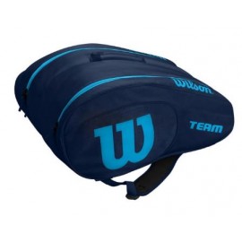 Wilson Team Padel Bag Navy/Bright Blue - Giuglar