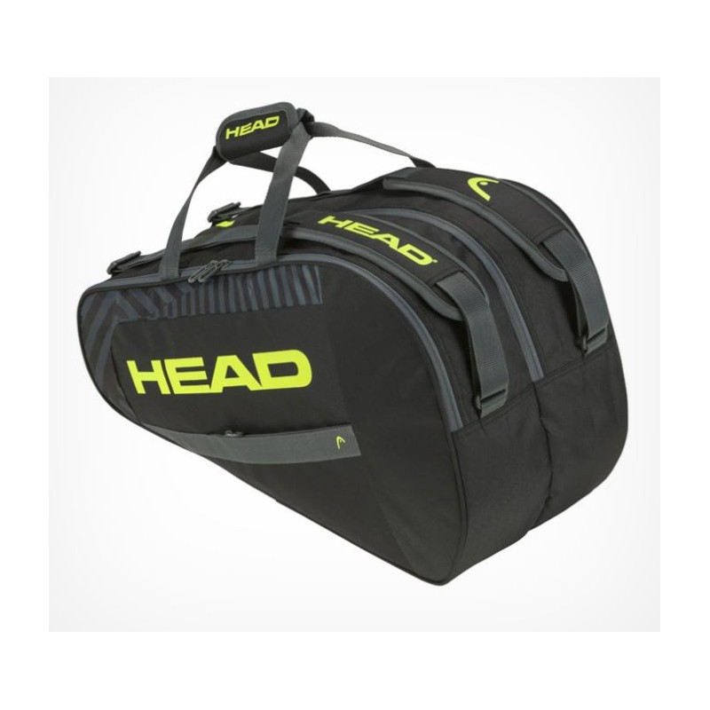 Head Base Padel Bag M Black/Yellow - Giuglar