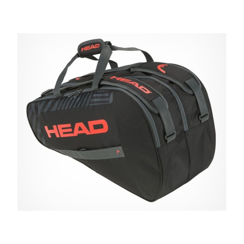 Head Base Padel Bag M Black/Orange - Giuglar