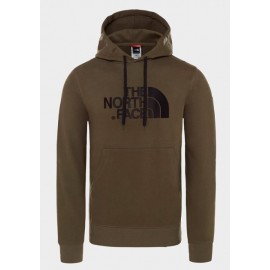 The North Face MenS Light Drew Peak Pull Hd Felpa Garz Capp Verdone Logo Uomo - Giuglar