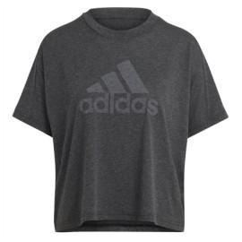 Adidas W Winrs Tee T-Shirt M/M Over Crop Antrac Mel Donna-Giuglar