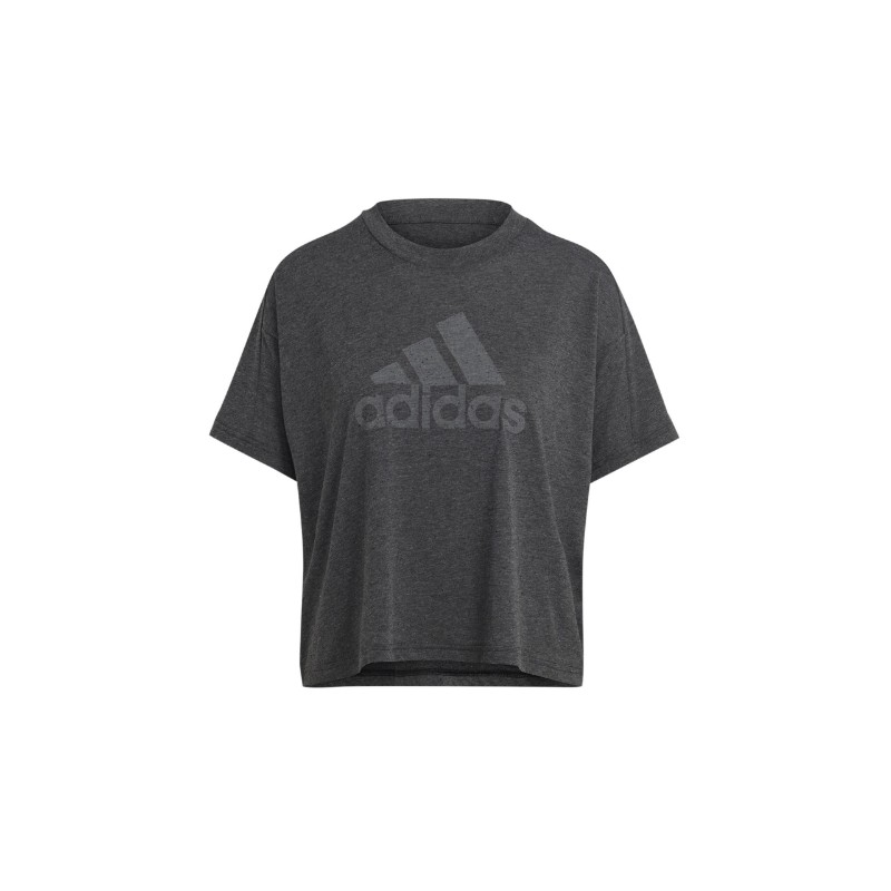 Adidas W Winrs Tee T-Shirt M/M Over Crop Antrac Mel Donna-Giuglar