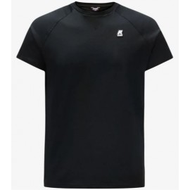 K-way Edwing Black Pure T-Shirt M/M Nero Uomo - Giuglar