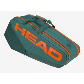 Head Pro Racquet Bag M Borsone Tennis Verde/Arancio - Giuglar