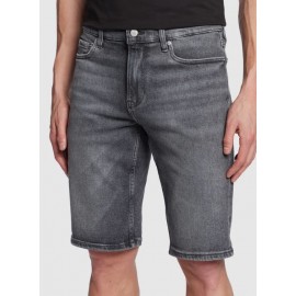 Calvin Klein Jeans Slim Short Jeans Denim Grey Uomo - Giuglar