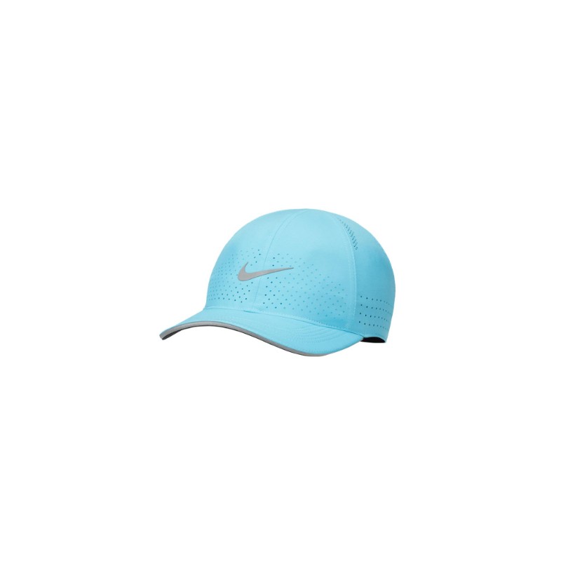 Nike U Nk Df Arobill Fthlt Perf Cappellino Visiera Running Azzurro-Giuglar Shop