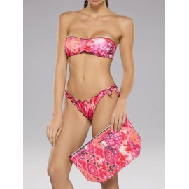 Effek Bikini Fascia Fantasia Arancio/Fuxia Donna - Giuglar Shop