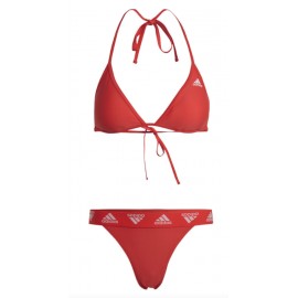Adidas Triangle Bikini Costume 2 Pezzi Rosso Donna - Giuglar Shop