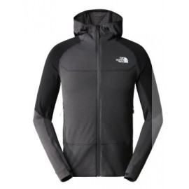 The North Face MenS Bolt Polartec Hoodie  Asphltgr/Tnfblk Uomo - Giuglar