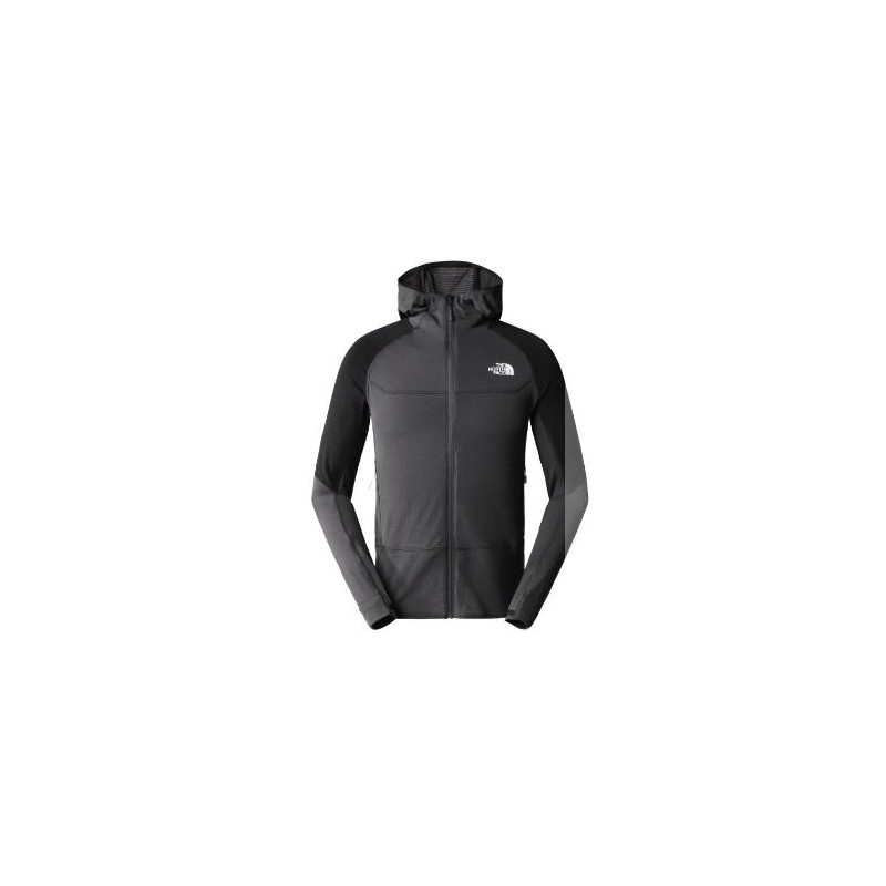 The North Face MenS Bolt Polartec Hoodie  Asphltgr/Tnfblk Uomo - Giuglar