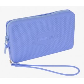 Mini Bag Havaianas Logo Pochette Silicone Provence Blue - Giuglar