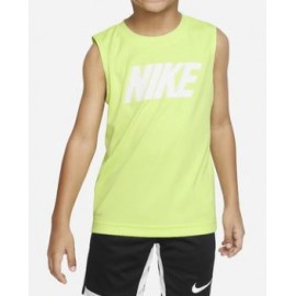Nike Junior B Nk Dri Fit Adp Muscl Tee Nike Lt Lemon Twist Smanic Baby Bimbo - Giuglar