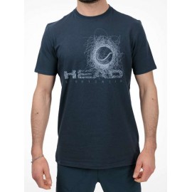 Head Visiont-Shirt M/M Stampa Blu Uomo - Giuglar