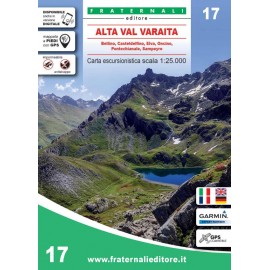 Fraternali Editore Cartina Alta Val Varaita - Giuglar