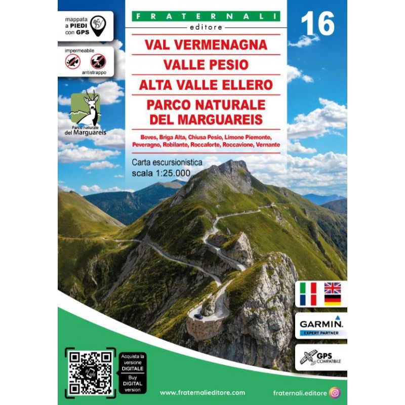 Fraternali Editore Val Germenagna Valle Pesio Alta Valle Ellero Parc Nat Marguareis - Giuglar